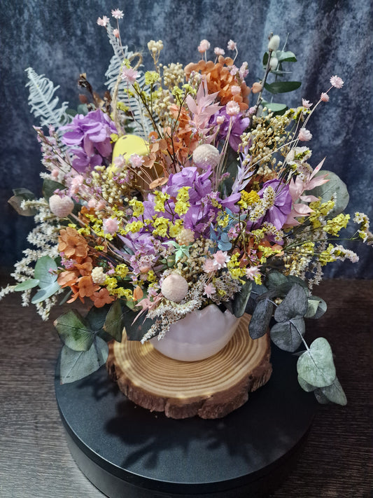 CENTRO PURPLE SPRING JADOR DECOFLOR. FLOR PRESERVADA