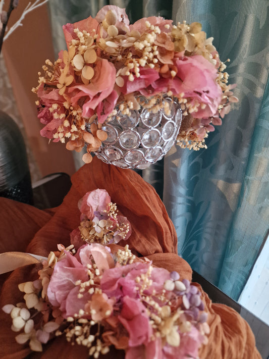 CONJUNTO ALMA 1 JADOR DECOFLOR. FLOR PRESERVADA